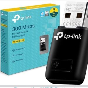 TP-Link Black USB Wi-Fi Adapter